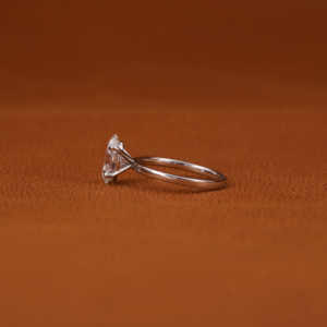 2.0 CT Oval Cut Lab Grown Solitaire Engagement Ring 14KT Solid White Gold Gold Conflict Free Diamond <b>Birthday</b> Gift Ring <b>Her</b> - Product Image 2