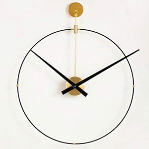 Trend Selling Iron <b>Clock</b> <b>Wall</b> Art Hotel Home Office Bedroom Handmade <b>Decorative</b> Geometric Floral Design Luxury Metal <b>Wall</b> - Product Image 3