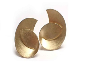 Pendientes de aro europeos colgantes de bronce, elegantes y con temperamento, al por mayor, pendientes geométricos indios, regalo de cumpleaños para mujer - Product Image 5