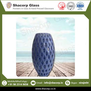 Office and Hotel Use <b>Clear</b> Glass <b>Vase</b> Decorative Glass <b>Vase</b> - Product Image 2