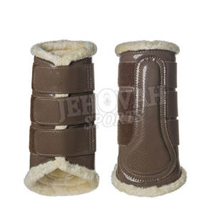 Équine — bottes d'équitation d'obstacle, Tendon pour Protection des jambes, équipement d'obstacle - Product Image 2