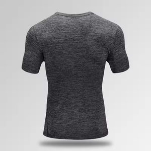 T-Shirt for Men Wholesale Custom Spandex Muscle Fit <b>Running</b> Fitness Workout Sport t Shirt Men - Product Image 6