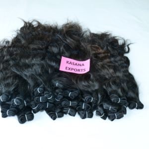 ผมแท้แบบเวฟลึกสำหรับผู้หญิง สีดำธรรมชาติ 100 กรัม ผมอินเดียแบบรีมี่ คิวติเคิลเรียงเส้น ไม่ผ่านการแปรรูป 100% ขายส่ง - Product Image 5