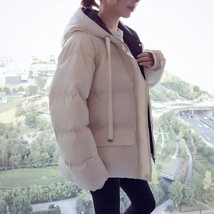 Abrigo de invierno para mujer de North Bound, nuevas Parkas de algodón con capucha gruesas y sueltas, chaqueta acolchada corta con estampado de burbujas - Product Image 5