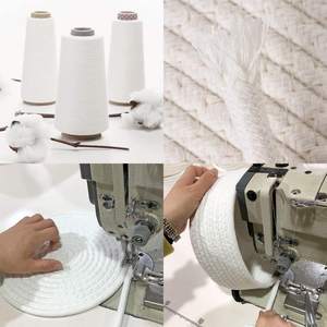 Hand-<b>woven</b> <b>Basket</b> Cotton Rope, Large Blanket <b>Basket</b> <b>Laundry</b> Hamper for Throws, Pillows, Blanket OEM Made in Vietnam - Product Image 5