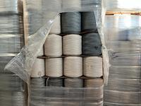 Cordons de couture teints de haute qualité en fil PES BCF 100% pur, mélangé, écologique, à âme non portante