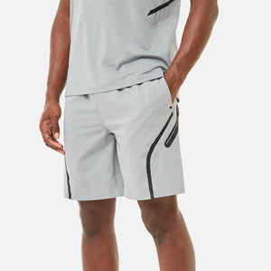 Conjuntos cortos cortavientos de nailon transpirable para hombre personalizados estilo informal de calle alta para la temporada de invierno - Product Image 4