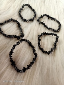 Natural Tiger Eye Chips <b>Bracelet</b> Crystal Stone Beaded Stretch <b>Bracelet</b> <b>Healing</b> Gemstone Jewelry for Men Women - Product Image 5