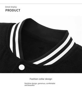 Fabricant OEM Broderie en chenille de haute qualité Manches en cuir pour hommes, pour l'université Bomber de baseball personnalisée Veste universitaire Letterman - Product Image 5