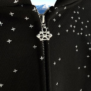 Sweat à capuche premium 2026 en molleton noir 100% polaire, style streetwear, hiver, épais, avec poche brodée, haute qualité - Product Image 3