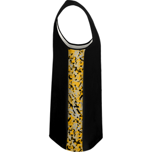 Ventes en gros de maillots de basket-ball personnalisés de haute qualité 100% polyester respirant pour adultes, hommes, style rétro, avec tissu en maille - Product Image 2