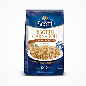 Riz Carnaroli de marque italienne pour risotto aux champignons porcini, prêt à consommer, fabriqué en Italie - Product Image 3