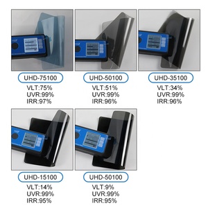 Échantillon Gratuit Film Teinté pour Vitres de Voiture 100% Anti-UV Nano Céramique UHD Confidentialité Sécurité VLT5% Film Noir - Product Image 5