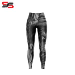 Leggings personnalisés sublimés, taille haute, respirants, pantalons de yoga, collants de sport et de fitness - Product Image 5