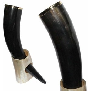 ธอร์ฮอร์นสำหรับดื่มไวกิ้งขนาดใหญ่พร้อมขาตั้งของแท้ฮอร์นดื่มไวกิ้งพร้อมขาตั้งอาหารปลอดภัย - Product Image 4