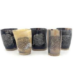 Verre à boire créatif de haute qualité Verre à bière Tumbler Cup Viking Verre à corne à boire de bonne qualité Fabriqué en Inde - Product Image 3