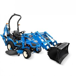 2025 LS Mini tracteur 196cc 2 temps moteur équitation tondeuse à gazon chargeur frontal pelle rétrocaveuse pompe roulement composants pour bricolage vente dans le monde entier - Product Image 1