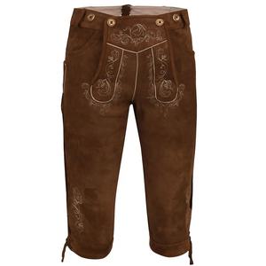 Nouveau Style Hommes Bavarois Oktoberfest Traditionnel Trachten Haute Qualité Daim Antique Long Lederhosen - Product Image 2