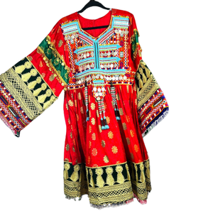 Dernière collection de robe Afghane Kuchi Vintage Kutchi Tribal Robe traditionnelle brodée pour les femmes pour le mariage, la fête et EID - Product Image 3
