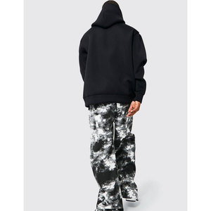 Sweats à capuche pour hommes sur mesure de haute qualité 100% coton polaire respirant Streetwear pour l'hiver brodé Techniques de teinture unie - Product Image 2
