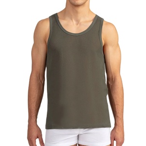 เสื้อกล้ามออกกำลังกายผู้ชายแบบไร้ตะเข็บทรงหลวมแฟชั่นเรียบง่ายเสื้อผ้าแขนกุดสำหรับฤดูร้อนวิ่งออกกำลังกายไซส์ใหญ่ - Product Image 4