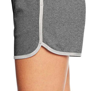 Pantalones cortos de mujer con logotipo personalizado, ropa para correr, pantalones cortos de gimnasio para mujer, pantalones cortos de Yoga transpirables sueltos para mujer, Material personalizado de Color sólido - Product Image 3