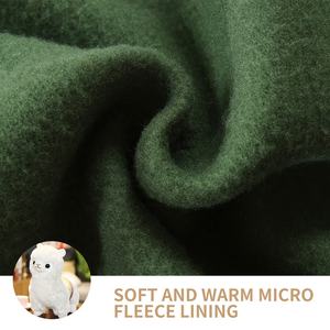 เสื้อฮู้ด100% ผ้าฝ้ายขนแกะโอเวอร์ไซส์พิมพ์ลายสำหรับฤดูหนาวกำหนดเองได้ - Product Image 6