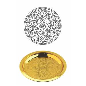 Decorative Kitchenware <b>Wooden</b> Round Bowl with Tray Natural Brown <b>Colour</b> for Dough Serving Food Salad Mixing Fruit Soup Handmade - Product Image 2