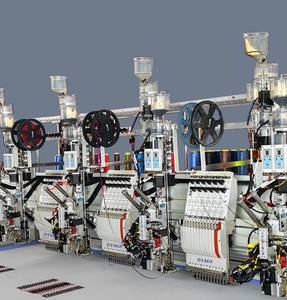 Máquina de Bordar Industrial de Alta Calidad con Lentejuelas y Cuentas |   Equipo de Bordado Computarizado de Múltiples Cabezas - Product Image 2