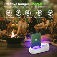 Piège à mouches moderne avec technologie d'attraction UV, sans produits chimiques nocifs, tue les insectes volants, design compact pour la maison et le bureau