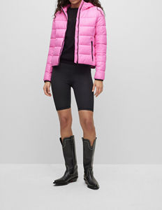 Chaquetas Acolchadas para Mujer de Talla Grande, Color Sólido, Ropa de Moda, Chaquetas Transpirables para Mujer, Diseño Personalizado - Product Image 2