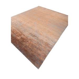 Tapis Uvenuti noué à la main en laine et soie de bambou, bleu, 10 mm d'épaisseur, rectangulaire, motif patchwork abstrait pour la maison, le couloir, le sol - LRB-5005 - Product Image 2