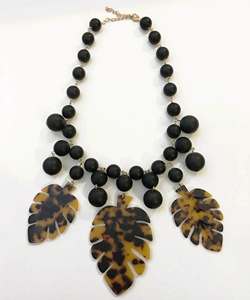 ใหม่สร้อยคอเขาควายสีน้ำตาลหลายชั้นแบบเรียงซ้อนกันทำด้วยมือสินค้าอินเดีย - Product Image 5