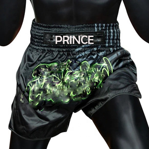 Prince Industry, los últimos pantalones cortos más vendidos hechos a medida con sublimación bordada, ropa de artes marciales, pantalones cortos de entrenamiento de combate MMA - Product Image 2