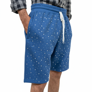 Shorts décontractés pour hommes, dernière collection, fabriqués sur mesure avec un tissu durable, design élégant, idéal pour un style de vie actif et décontracté, shorts en molleton - Product Image 2