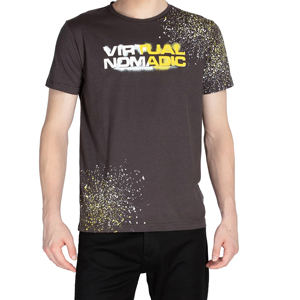 Camisetas de gran tamaño de algodón de alta calidad Tallas grandes Puff Print Heavy Weight Crew, Fitness Printing Custom Men T Shirt - Product Image 1