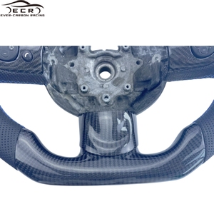 Volante de fibra de carbono de fondo plano a <span class=keywords><strong>precio</strong></span> de fábrica ECR para BMW <span class=keywords><strong>Mini</strong></span> <span class=keywords><strong>Cooper</strong></span> F56 Racing Ever-Carbon - Product Image 5