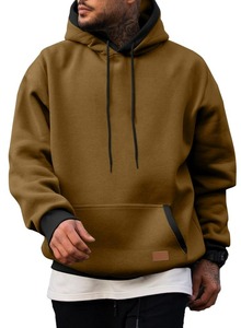 Sweat à capuche classique en coton pour homme |   Sweat-shirt confortable et doux, parfait pour les tenues décontractées, le style urbain et les voyages - Product Image 3