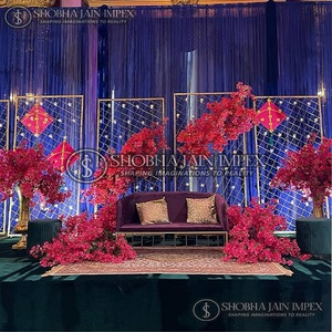 Panel Metálico de Diseño para Bodas con Tema Floral, OEM y ODM Disponibles en India - Product Image 2