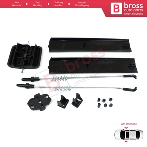 BDP573 Side Sliding <b>Window</b> Glass Latch <b>Cover</b> Set 7H0847781B for Transporter T5 Multivan Caravelle - Product Image 3