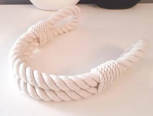 Cinta de Algodón Blanca para Cortinas, Decoración Náutica para Ventanas - Product Image 2