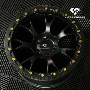 Poles roda balap 15x10 17x11 17x10 2 buah roda tarik Beadlock tempa untuk Charger Hellcat supra GT-R RS3 corvette Z06 C7 - Product Image 4