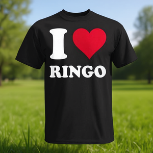 Maglietta promozionale Red Heart I Love Ringo - Product Image 3