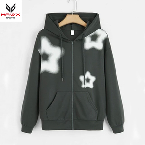 High Quality <b>Men</b> <b>Zipper</b> <b>Hoodies</b> Cotton Polyester <b>Zipper</b> <b>Hoodies</b> Low MOQ Top Fashion <b>Zipper</b> <b>Hoodies</b> - Product Image 1