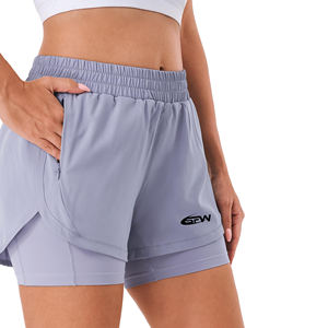 Jupes de tennis à haute élasticité pour femmes Tissu en mélange de spandex Taille élastique Ajustement confortable pour un mouvement dynamique Doublure intérieure incluse - Product Image 1