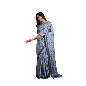 ส่าหรีผ้าไหมที่มีการออกแบบที่สวยงามเหมาะสำหรับงานแต่งงานงานเลี้ยงเทศกาลและโอกาสพิเศษ - Product Image 4