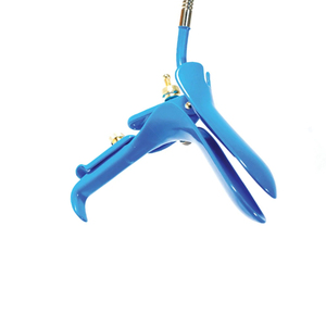 Espéculo electro vaginal pequeño de alta calidad Diatermia recubierta de azul Cusco y tumbas con tubo de humo - Product Image 2