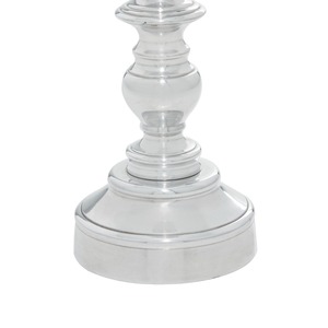 เชิงเทียนแบบแท่งอลูมิเนียมชุบเงินสำหรับตกแต่งโต๊ะในบ้านและคริสต์มาส - Product Image 4