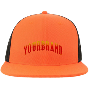 Sombrero de camionero de algodón/poliéster para hombre, artículo de tendencia superior, logotipo impreso personalizado, ropa de calle, ala curva con gorra de hombre SnapBack de malla - Product Image 1