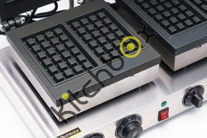 อุตสาหกรรมในครัวกล่องเครื่องทำวาฟเฟิลเบลเยี่ยม (ชุดละ4ชิ้น) - Product Image 6